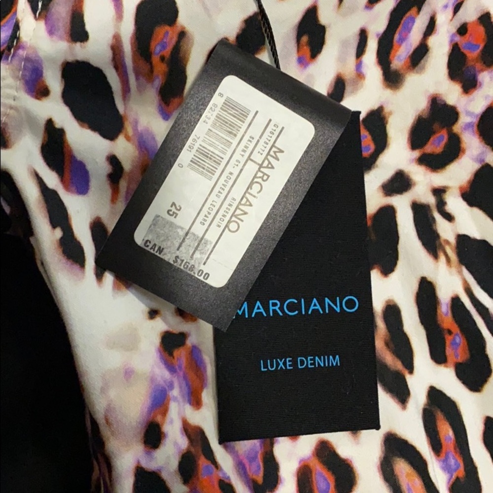 Marciano leopard luxe denim
